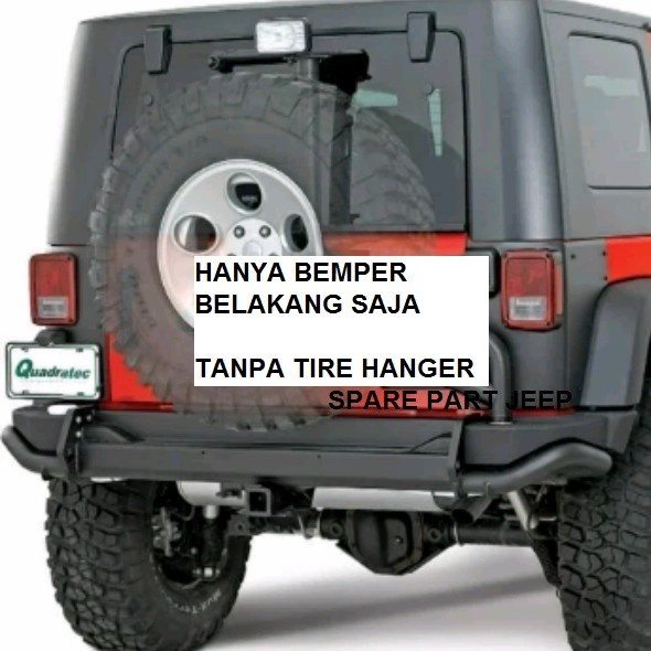 Bumper Bemper Belakang AEV Tanpa Tire Hanger Jeep Wrangler Rubicon JK