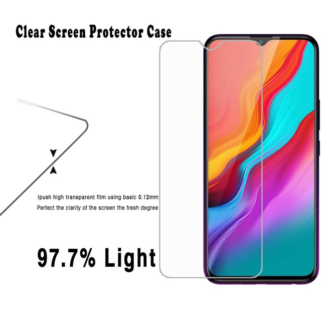 Paket Tempered Glass Layar Clear Dan Tempered Glass Camera Lens Infinix Hot 8