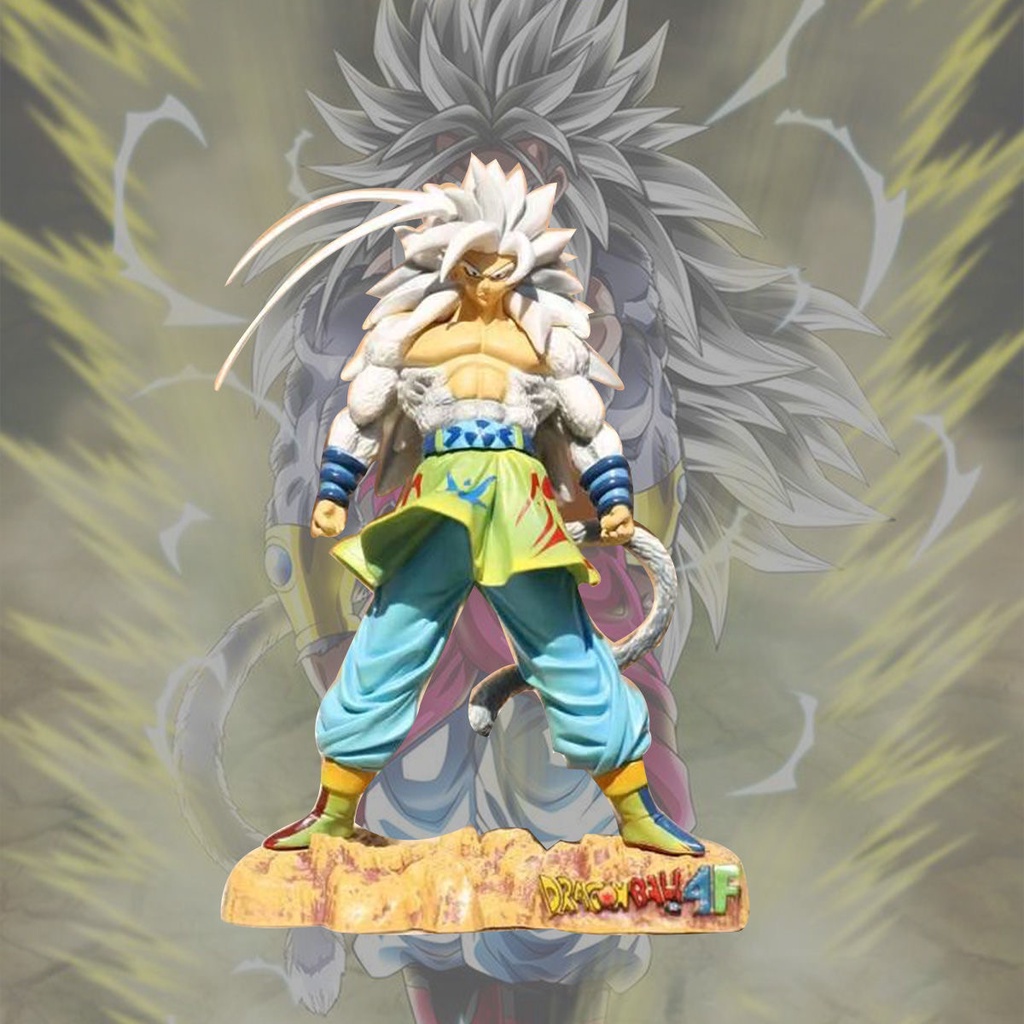 Mainan Action Figure Model Anime Dragon Ball Super Saiya Five Goku Ukuran 25cm Untuk Hadiah Anak