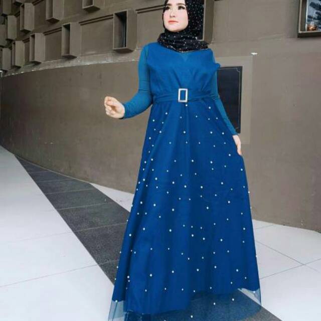 Dress Suede mix tile ori shellasaukia