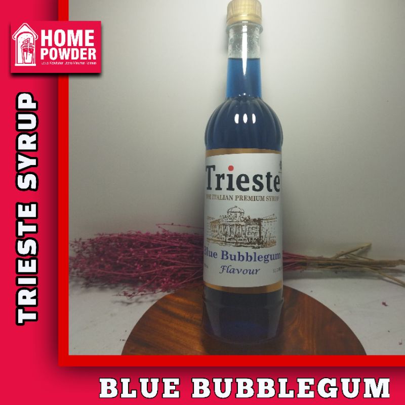

Syrup Trieste Blue Bubblegum Flavour 650ml Sirup Premium Rasa Bubblegum Permen Karet