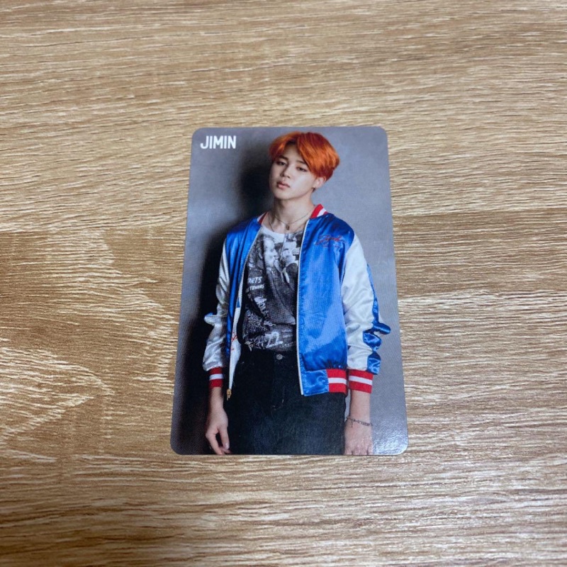 Official Photocard PC JIMIN RUN Japan album