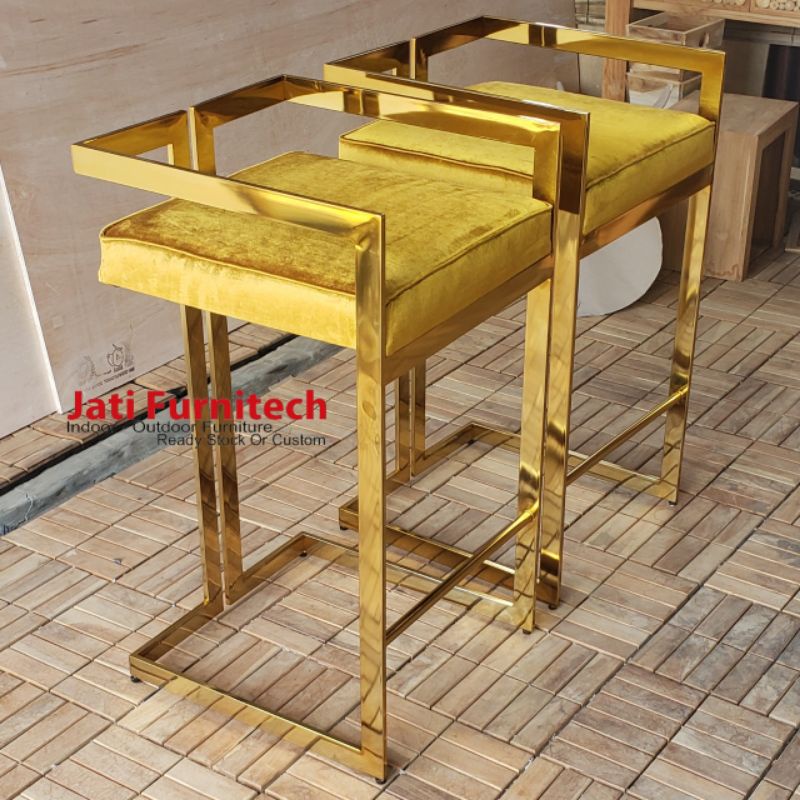 Bar Stool Stainless - Kursi Bar Stainless