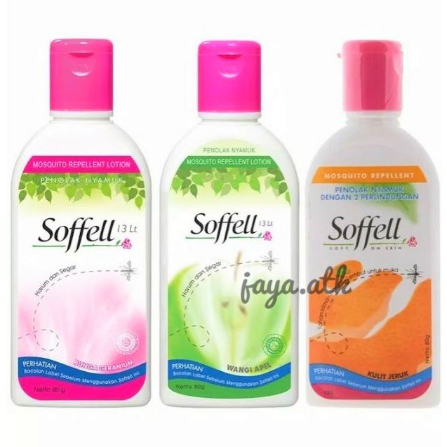 LOTION ANTI NYAMUK SOFFEL SOFFELL LOSION 80 ML LOTION PENOLAK NYAMUK MOSQUITO REPELLENT