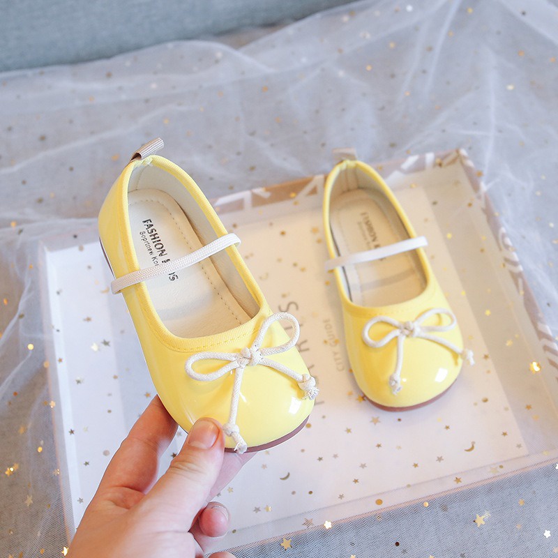 Minipetite SH2242 Sepatu flat shoes anak perempuan pita warna pastel pesta Natal ringan lentur nyaman dipakai anak usia 6 bulan sd 12 tahun size 21 - 36