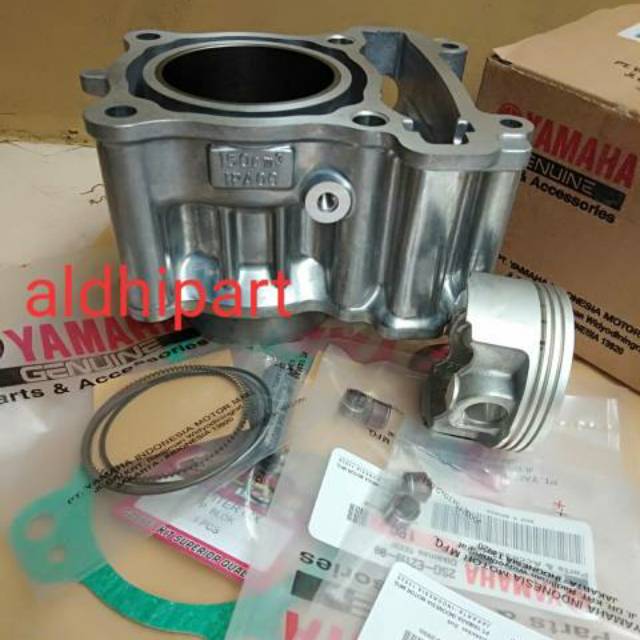 Blok seher komplit +piston kit vixion old ,vixion new,jupiter mx(ipa