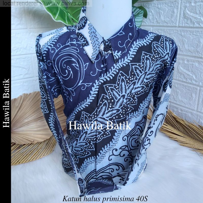 Baju Batik Couple Ayah dan Anak Premium