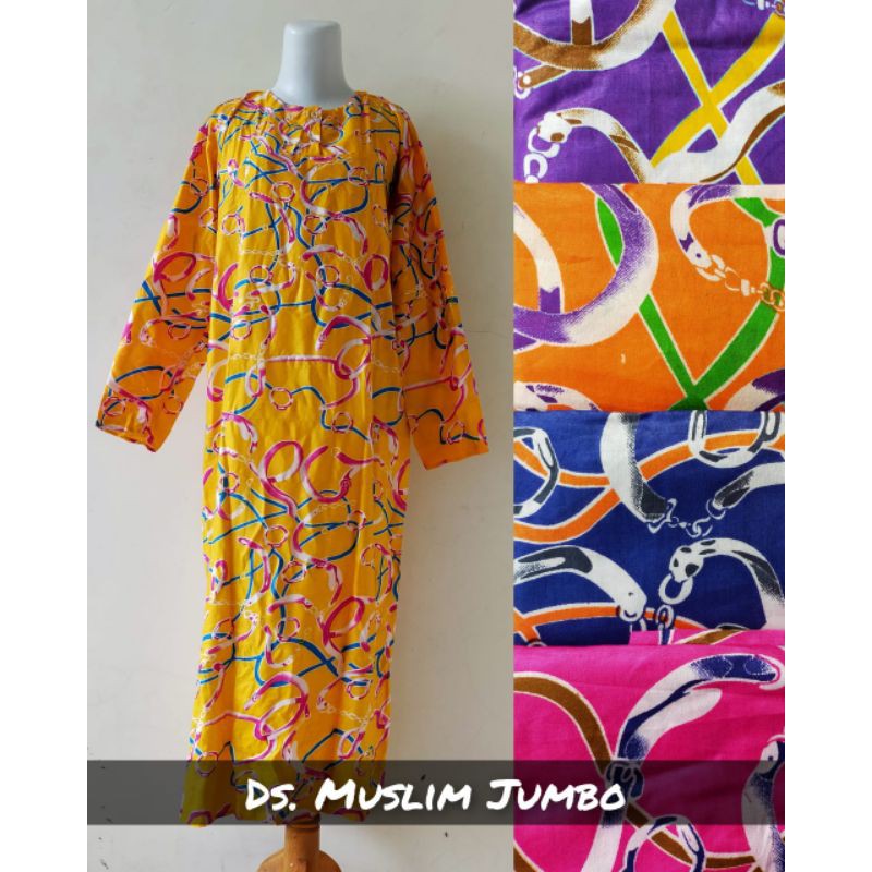 BAJU WANITA DEWASA/DASTER IBU PANJANG LD 120 DASTER MUSLIM BUSUI 2 KANCING bahan Rayon/santung adem