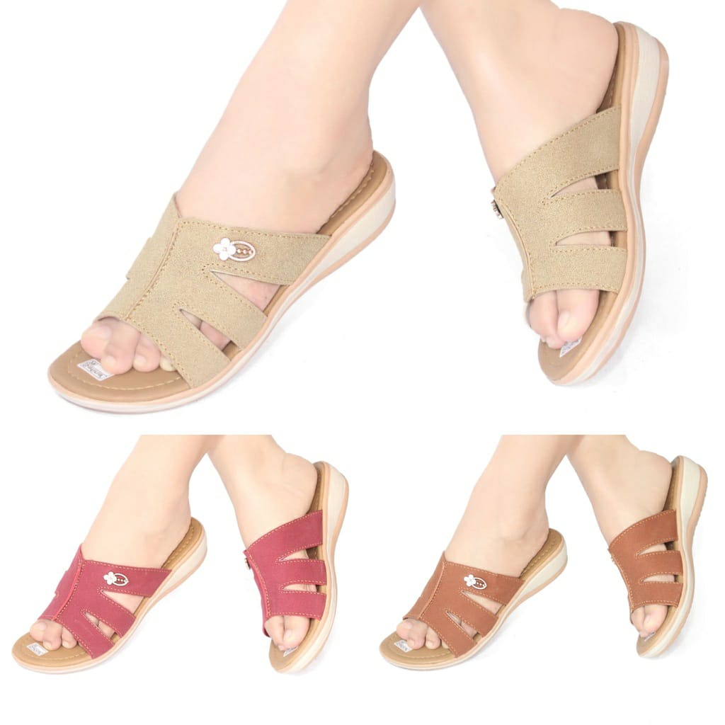 Sandal Sendal Wedges Wadges Wijes Widges Wanita Cewek Cewe Murah Terbaru 2022