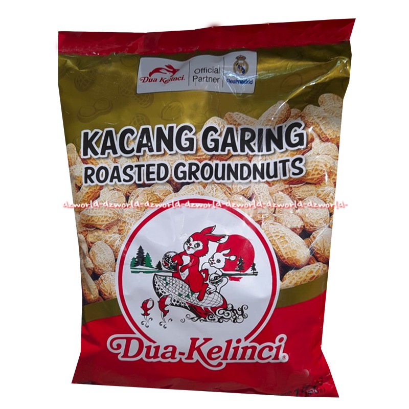 Dua Kelinci Kacang Kulit 180gr Roasted Peanuts Cemilan Kacang Garing 2Kelinci Roaste Peanut