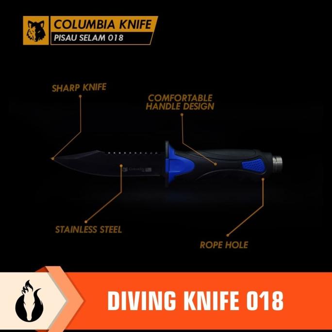 Diskon Pisau Selam Columbia Stainless 018 Dapat Mengapung Diskon