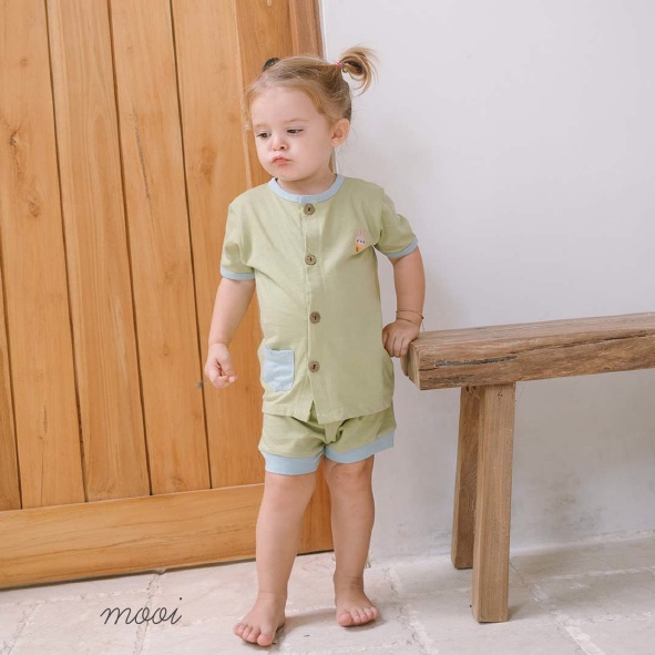 PROMO 7.7 PROMO BAJU LEBARAN MURAH MOOI ZOEY SET SETELAN MOOI KANTONG BORDIR LUCU FASHION ANAK UNISEX 0-2 TAHUN