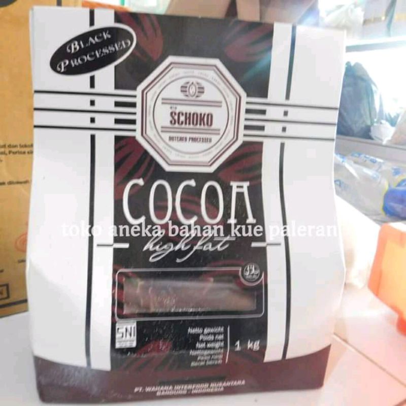 

coklat BUBUK schoco /cocoa highfat /REPACK 50GRAM