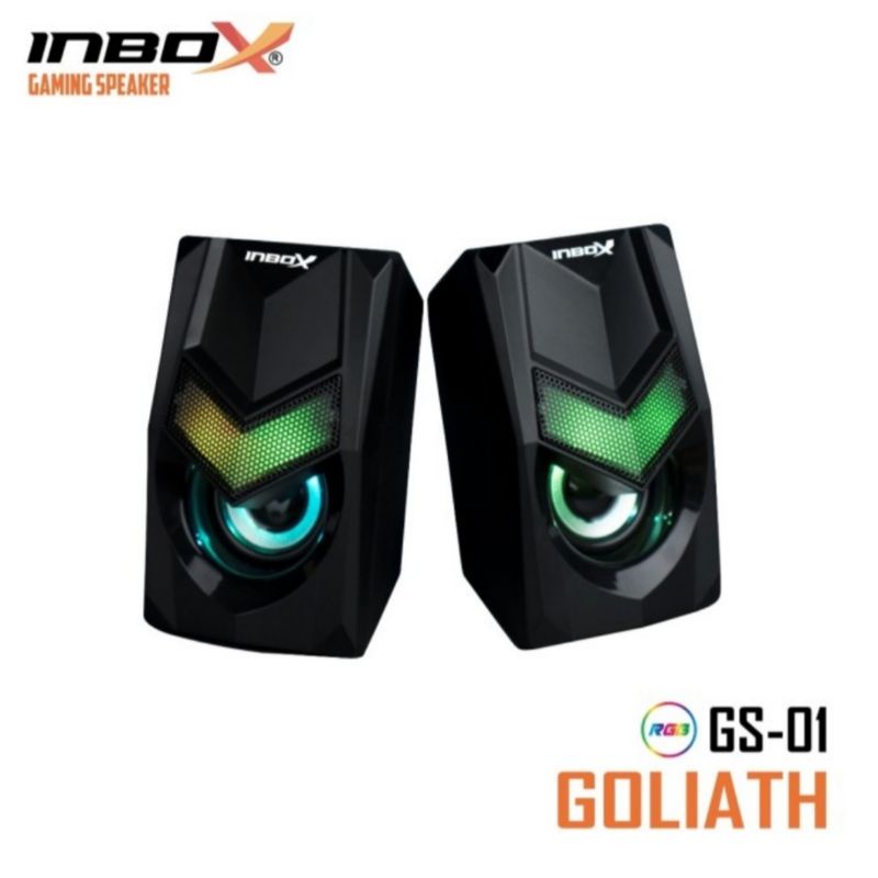 SPEAKER GAMING INBOX USB RGB 3D GOLIATH GS-01