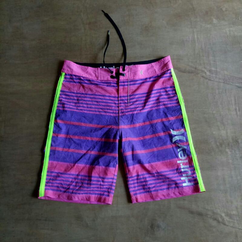 celana pendek boardshort hurley second tag sz fit 34