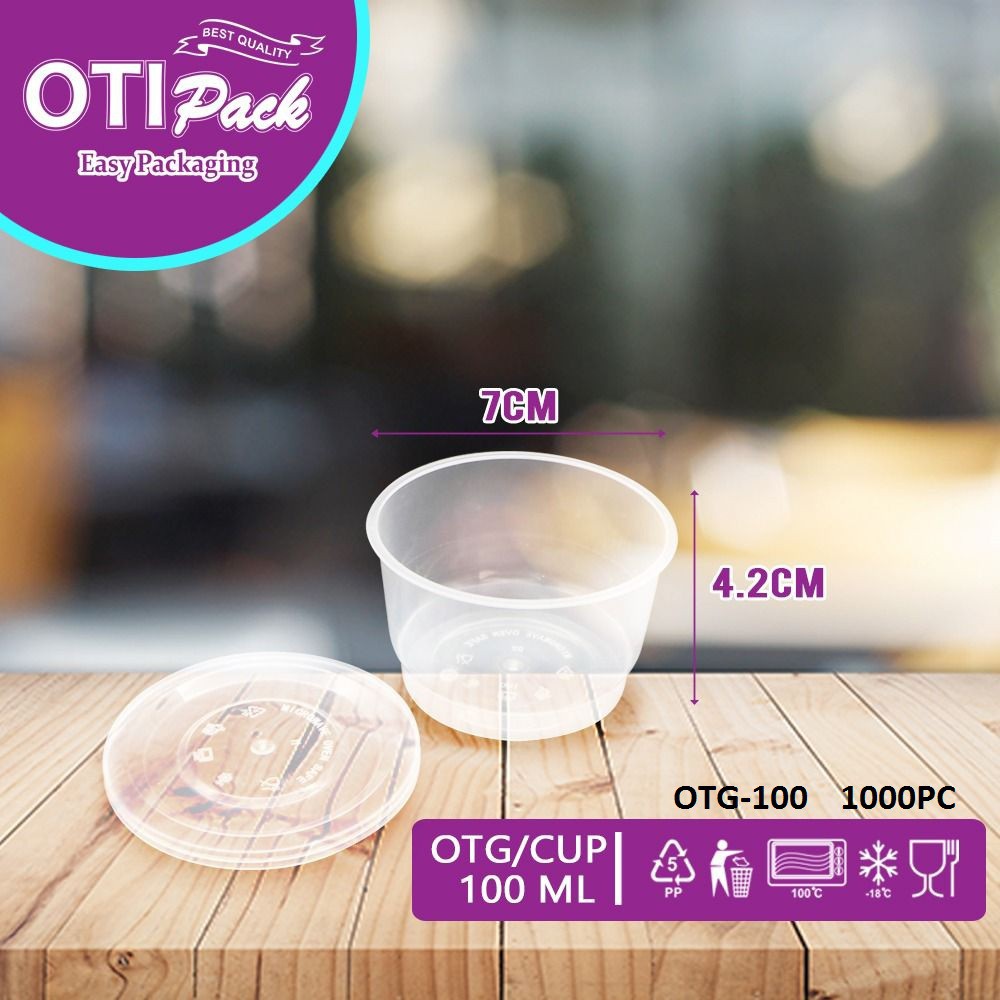 Jual oti pack thinwall 100 ml otg100 Shopee Indonesia