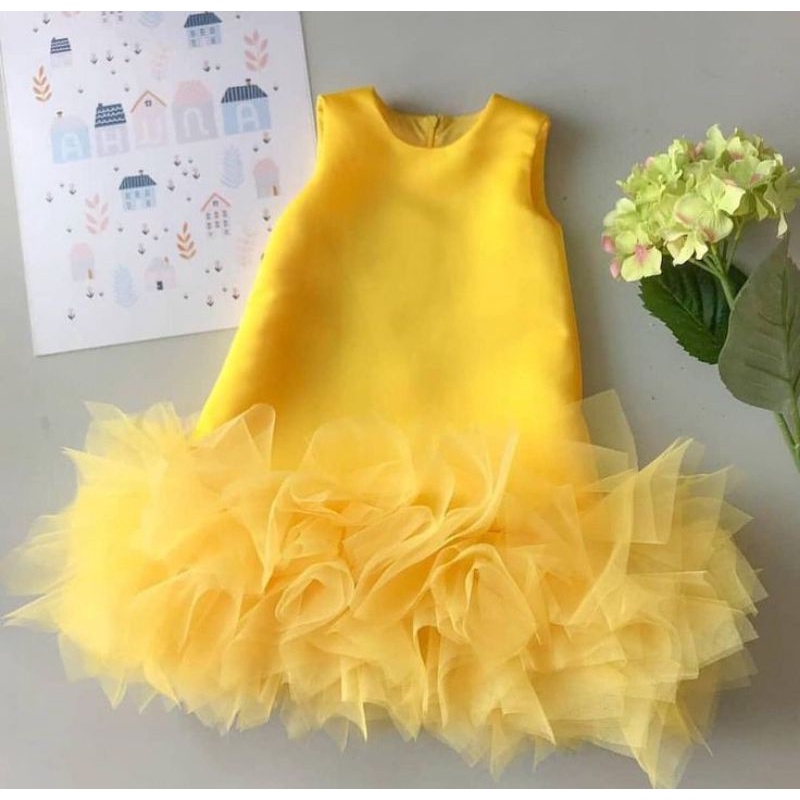 maxy elena tutu anak perempuan dress pesta