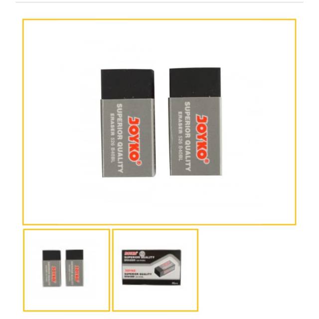 

Penghapus joyko hitam isi 40 pcs