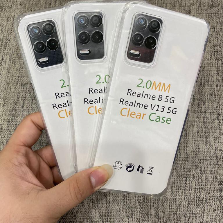 REALME 10 10 PRO 5G 10 PRO PLUS C30 C35 C31 C33 9i 8 8 PRO 8 5G 7 7i 3 3 pro CASE SOFTCASE CLEAR BENING, TPU CLEAR TRANSPARAN SILIKON CLEAR CASE PROTECT CAMERA COVER PELINDUNG KAMERA HD 2mm 1.5mm