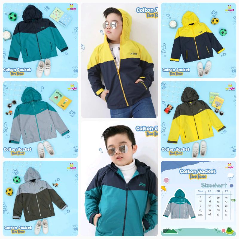 JAKET ANAK | COLTON JACKET TWO TONE UPRIGHT