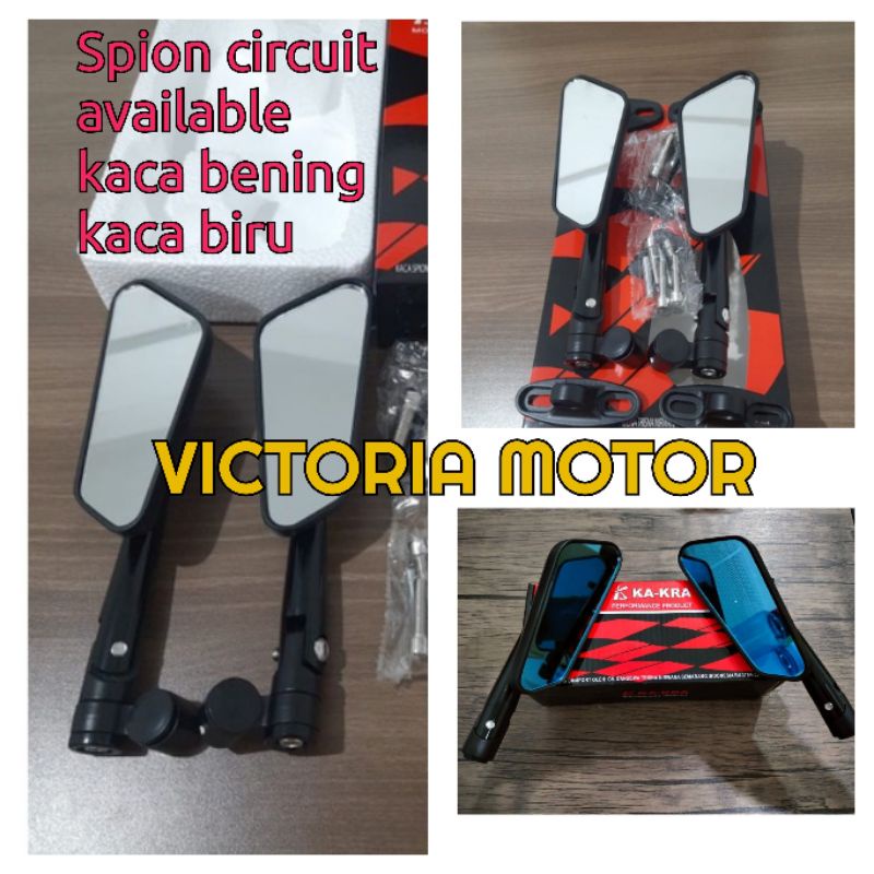 Spion motor Spion circuit model Rizoma Kaca bening Kaca biru