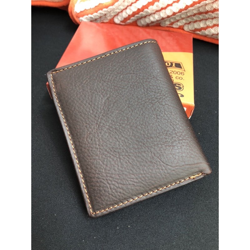 DOMPET KULIT ASLI MODEL LIPAT BUKU BAHAN ANTI MELOTOK