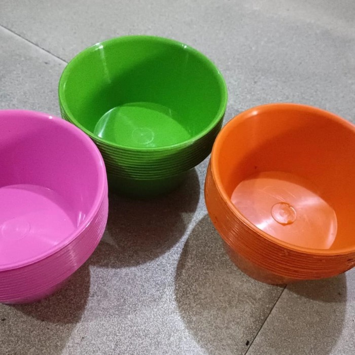 Mangkok Plastik Kecil Mangkok Kobokan Mini