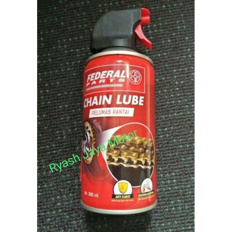 chain lube / pelumas rantai FEDERAL 300ml for all motor bebek/sport honda/yamaha/suzuki/dll