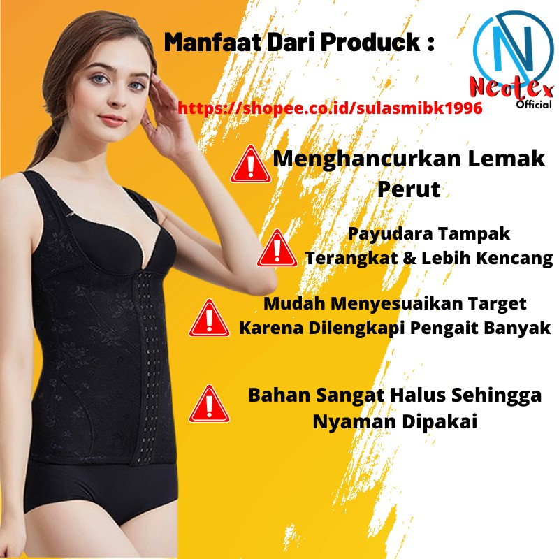 Korset Wanita Pengecil Perut Vesh Shape Up Pakaian Dalam Dalaman Korset Kebaya Gaun