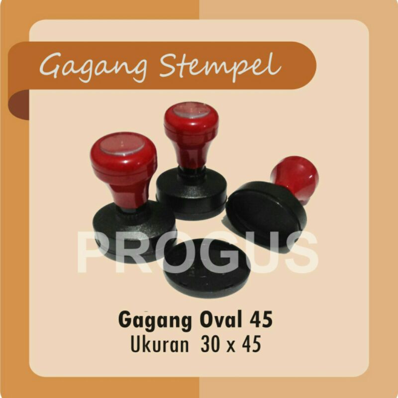 

Gagang Stempel Flash Otomatis Oval Ukuran 30 x 45 mm