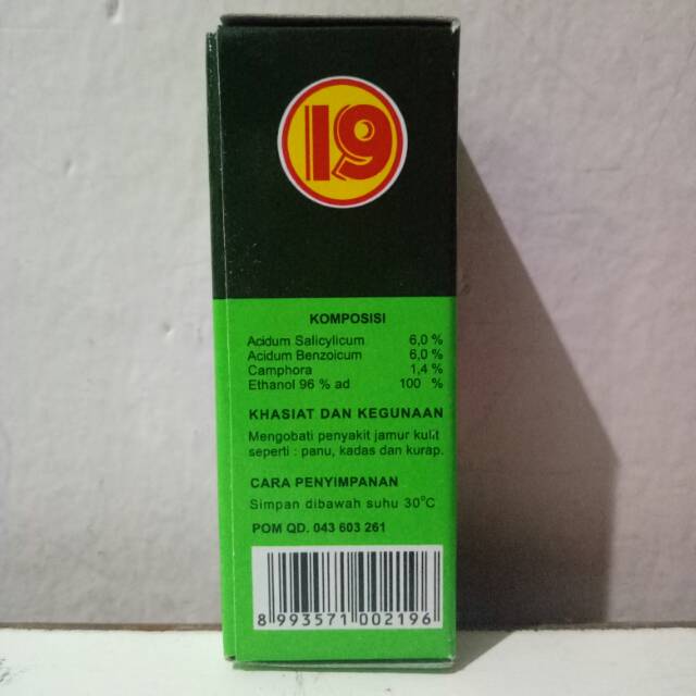 Obat kurap cap 19