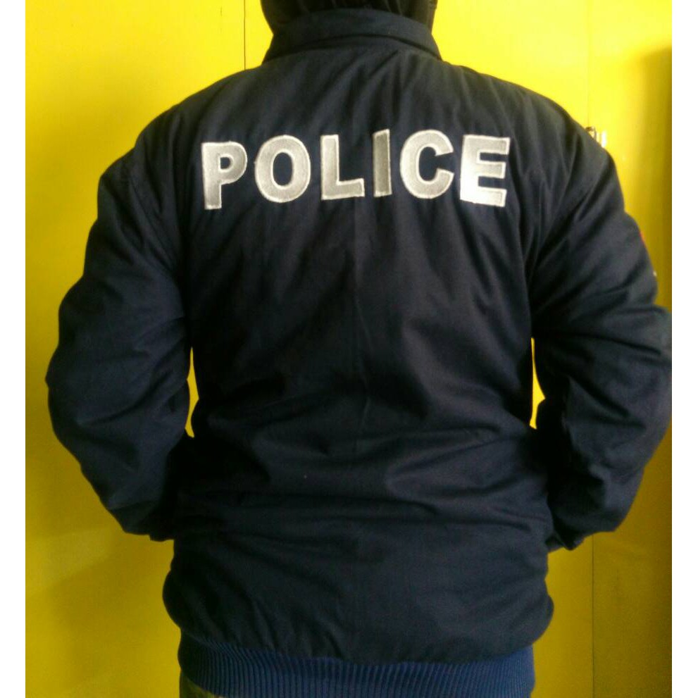 jaket bomber turn back crime navy baby kanvas