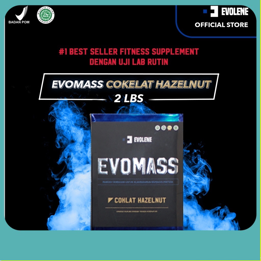 

Evolene Evomass Coklat Hazelnut 912gr/4x serving - Penambah massa otot - Suplemen fitness - Pembentuk otot - Kaya Nutrisi - Surplus kalori - Suplemen penambah berat badan BPOM HALAL ORIGINAL ORI OFFICIAL STORE