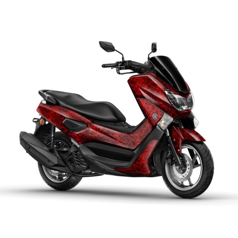 Sticker Decal Full Body Yamaha Nmax old motif batik abstrak