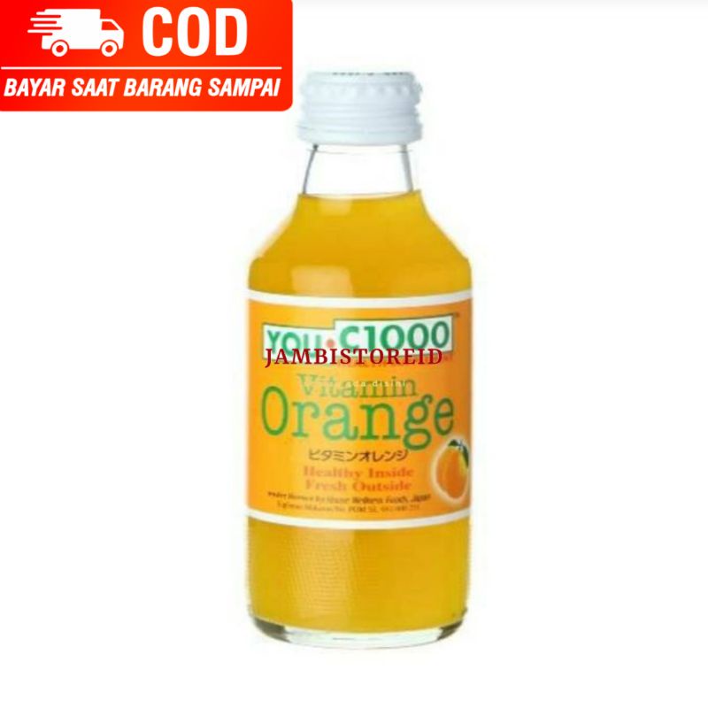 

(JAMBISTOREID) You C 1000 Gram UC1000 Vitamin C Rasa Orange Apple Lemon 140ml Minuman Suplemen Tubuh