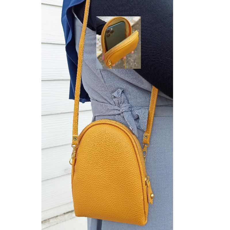 CEKTOKOTATI12 - TAS HP SELEMPANG WANITA MINI SLING BAG MURAH BISA COD SIMPEL READY BAYAR DI TEMPAT-1