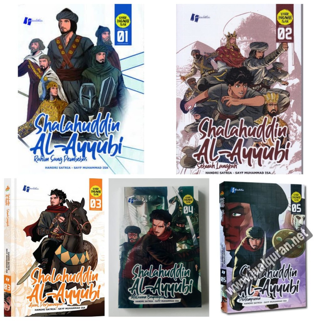 Komik Shalahuddin Al-Ayyubi Komplit 6 Jilid