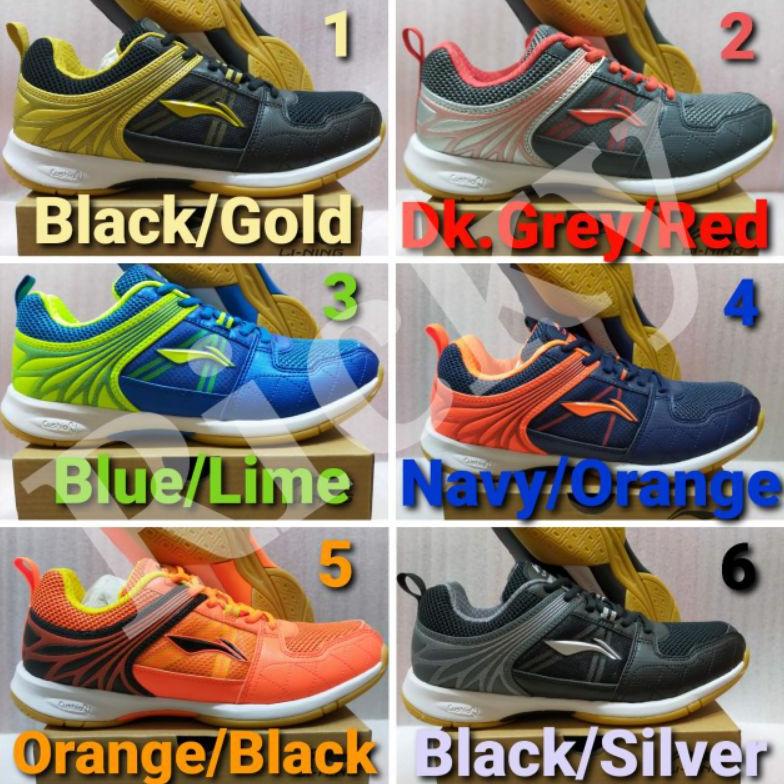 [[BISA COD]] SEPATU BADMINTON LINING ATTACK G6 - CUSHION - SOLID SYTEM - ORIGINAL LI-NING TERPERCAYA