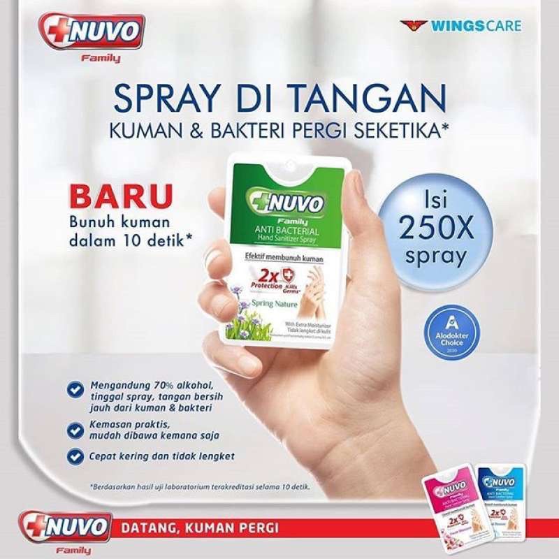 Nuvo Hand Sanitizer Spray 18ml
