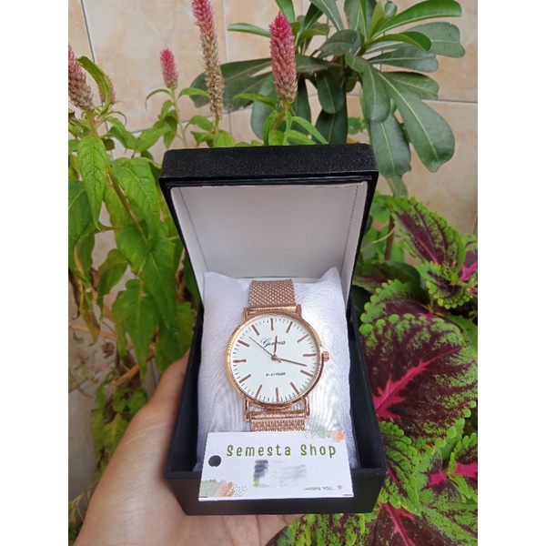 JAM TANGAN WANITA FREE BOX BATRE CADANGAN || HAMPERS ULANG TAHUN KADO ULANG TAHUN