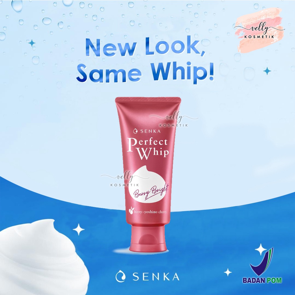 SENKA Perfect Whip Berry Bright Facial Foam 100gr