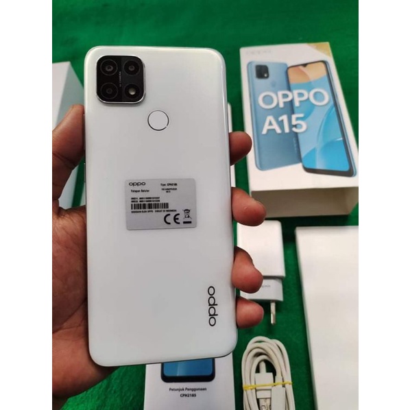 Oppo A15 3/32 Putih bekas (second)