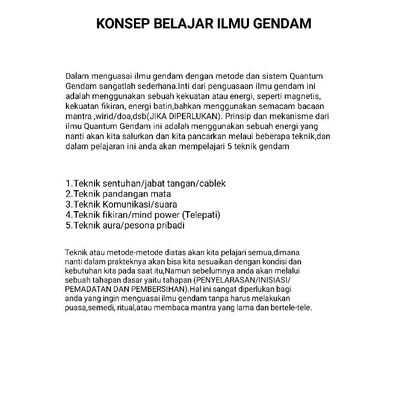 Jual Buku Panduan Belajar Gendam Mudah Dan Cepat Indonesia Shopee Indonesia