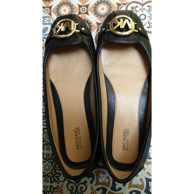 [PRELOVED] Sepatu Michael Kors Original Fulton Leather Shoes