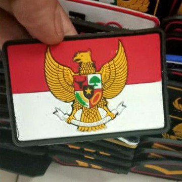 patch ruber Garuda Indonesia logo Garuda emblem Garuda karet