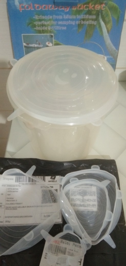 [bisa Cod] Swm039 Silikon Penutup / Karet Tutup Rantang Buah Segel Makanan / Penutup Panci Mangkuk