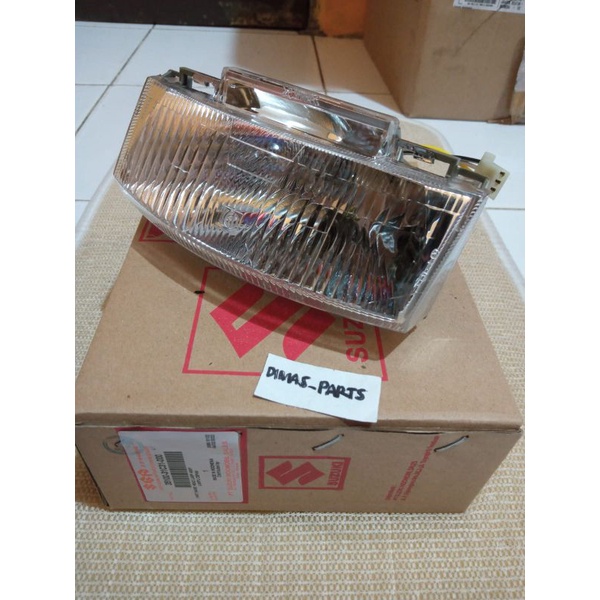 REFLEKTOR MIKA LAMPU DEPAN SET SATRIA 2 TAK LUMBA KOTAK RU 120 PNP TORNADO GS GX SHOGUN KEBO ORIGINA