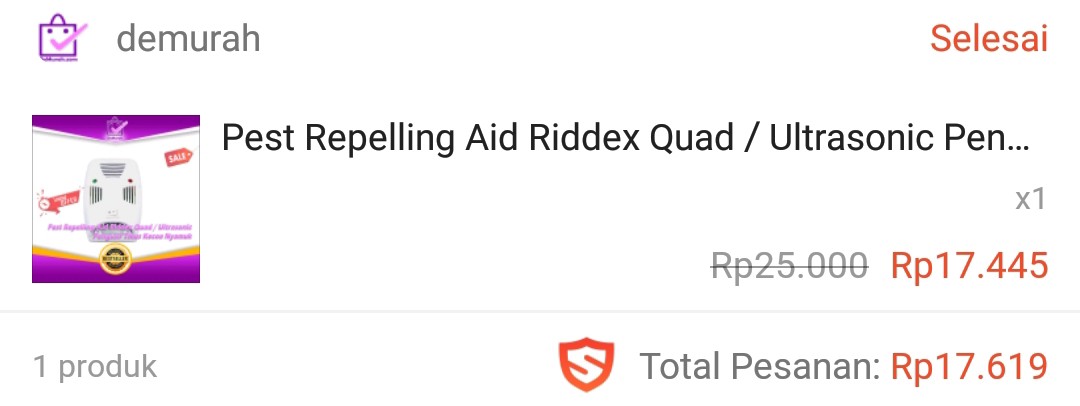 Pest Repelling Aid Riddex Quad / Ultrasonic Pengusir Tikus Kecoa