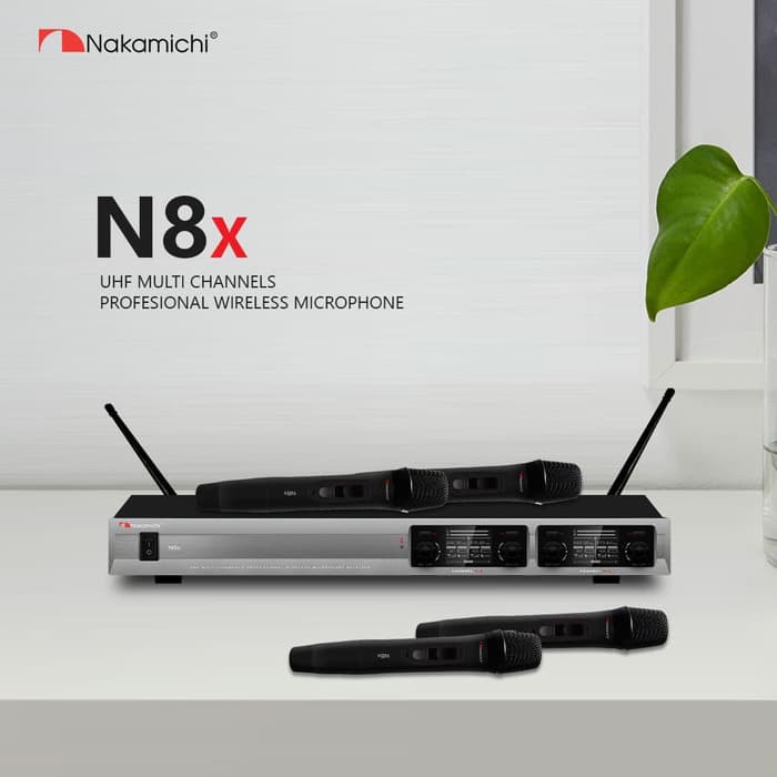 Mic Wireless Nakamichi N8X 4 pcs Wireless Microphone / nakamichi n8x / Microphone / Mic Original