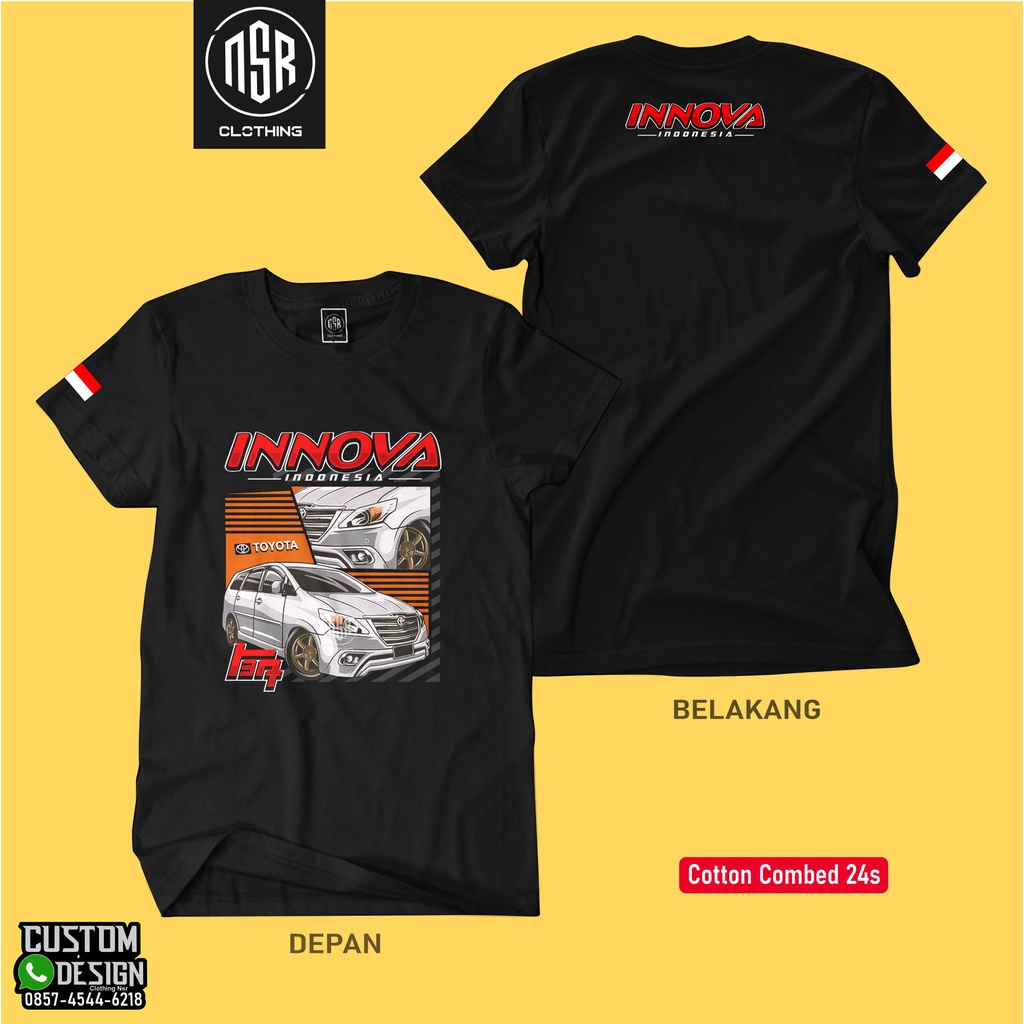 t-shirt innova /baju innova /atasan pria